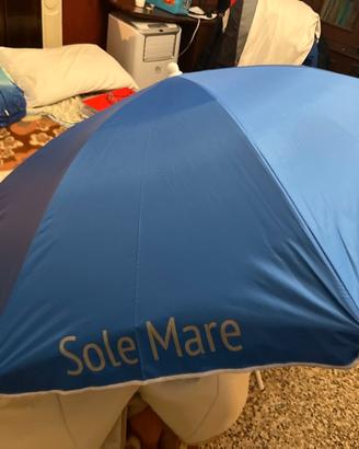 Omblellone spiaggia alluminizzato snti UVA