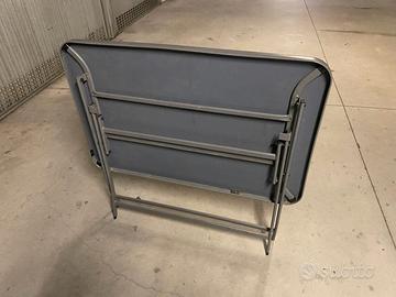 tavolo pieghevole vetro temperato 