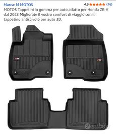 SET TAPPETINI IN GOMMA PER HONDA ZR-V