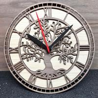 Orologio da parete artigianale Albero della Vita
