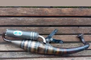 marmitta zx e Arrow minarelli orizzontale 