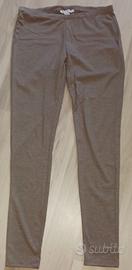Leggings AMISU - taglia M marrone chiaro melange