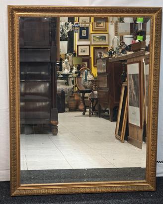 Specchiera vintage anni ’80- Cornice dorata