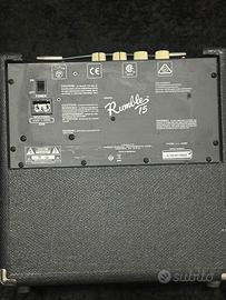 Chitarra Squier by Fender Stratocaster, Amplificat