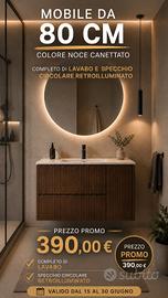 mobili bagno visibili in showroom 