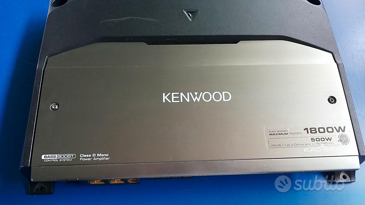 KENWOOD KAC9104D amplificatore mono X subwoofer Audio/Video In