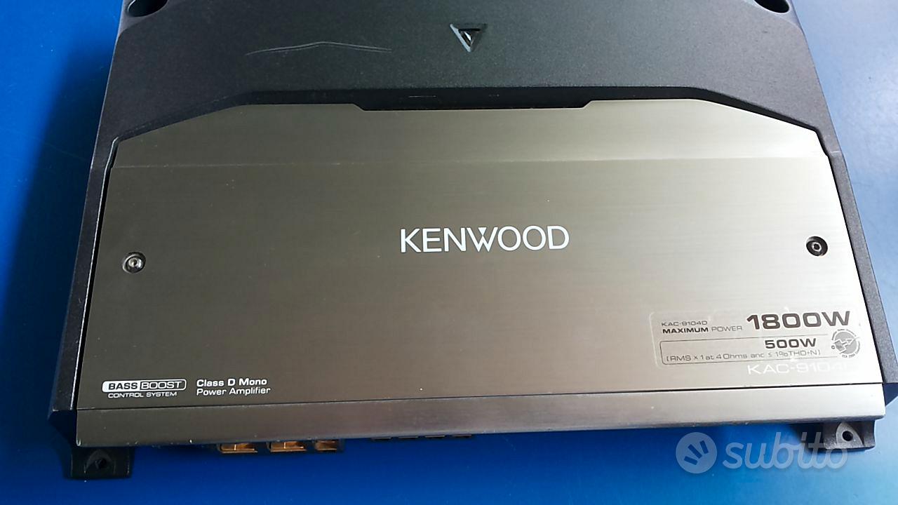 Amplificatore auto 1 canale per subwoofer Kenwood KAC-6104D