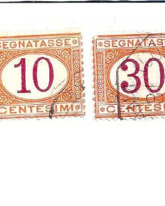 - francobolli Italia segnatasse 1870 -