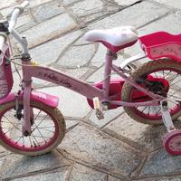 Bici bambina con rotelle