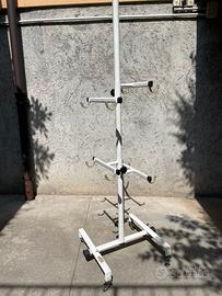 Porta bici verticale da pavimento