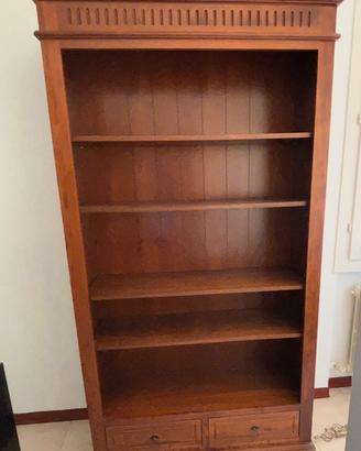 Libreria in legno massello