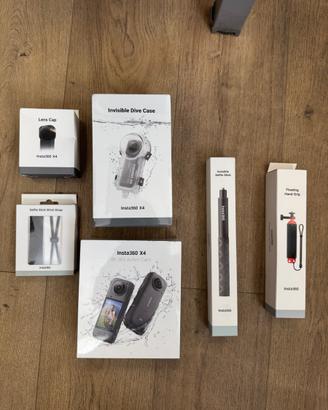 Insta360 X4 + Kit Subacqueo Completo NUOVO