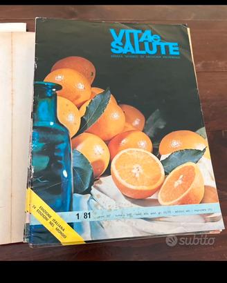Riviste " 1981. "VITA E SALUTE "con raccoglitore.