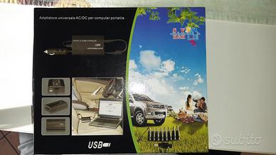 Trasformatore per PC e smartphone per auto e casa
