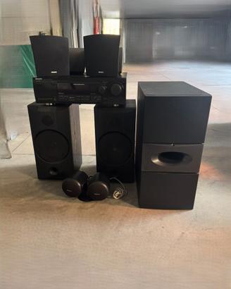 Impianto Home Theatre Dolby Surround 5.1 completo