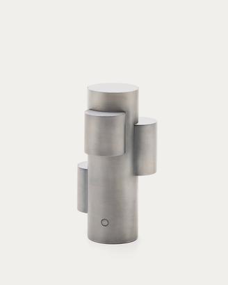 Lampada grigio chiaro a LED - contemporanea