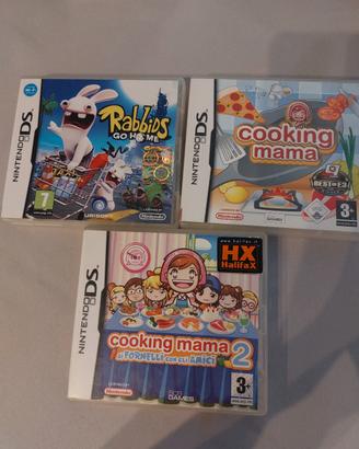 Giochi Nintendo DS Cooking mama e Rabbids