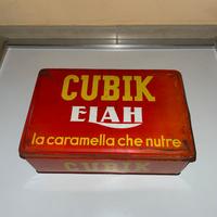 CUBIK ELAH GENOVA SCATOLA VINTAGE IN LATTA