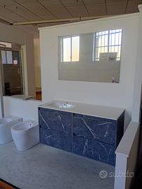 Mobile da bagno grigio marmo