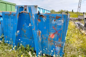 CONTAINER SCARRABILE USATO A CIELO APERTO