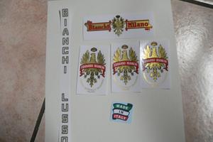 Serie completa adesivi per Bianchi LUSSO