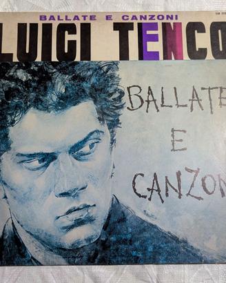 Disco Vinile LP 33 Giri Luigi Tenco Ballate e Canz