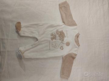 Tutina in ciniglia per neonato  