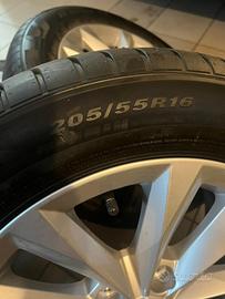 Cerchi 16 Audi originali + gomme 205/55 R16 Nexen