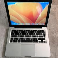 Macbook Pro 13" i5 8gb 256 gb ssd Os Ventura