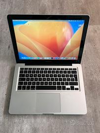 Macbook Pro 13" i5 8gb 256 gb ssd Os Ventura