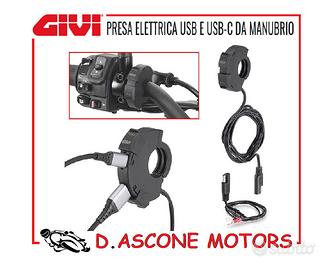 PRESA ELETTRICA USB USB-C DA MANUBRIO GIVI UNIVERS