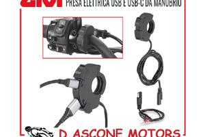PRESA ELETTRICA USB USB-C DA MANUBRIO GIVI UNIVERS