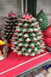 Articoli di natale in ceramica vietrese maiolicati