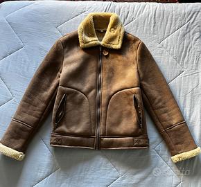 Giacca aviatore Shearling di eco-montone Taglia S