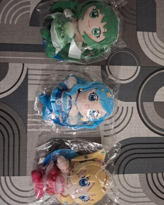 Lotto 3 Peluche Mascot Anime "Pichi Pichi Pitch"