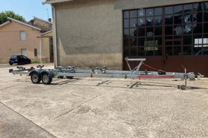 CARRELLO RIMORCHIO BARCA 3500kg 10m SATELLITE