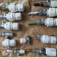 valvole termostatiche per radiatori 1/2" e 3/8"