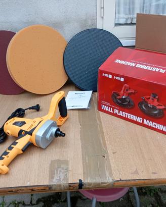 frattazzo elettrico con accessori 