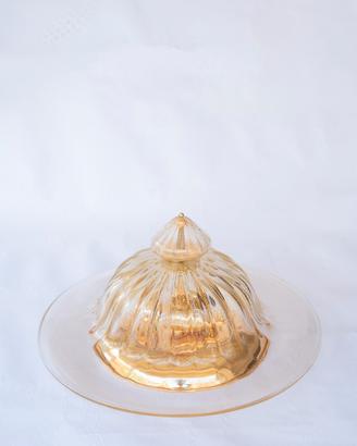 Plafoniere ,applique vetro di murano soffiato oro