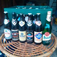 bottiglie di birra vuote da collezione