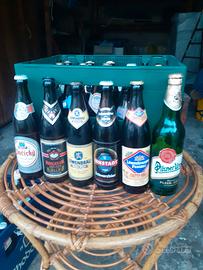 bottiglie di birra vuote da collezione