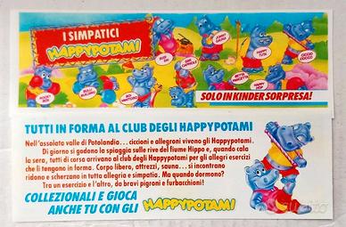 Cartina Happypotami  -sorpresine kinder 1991