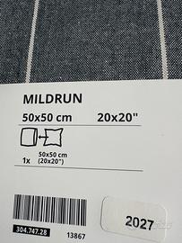 Federa cuscino 50x50 Mildrun Ikea