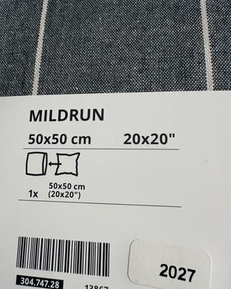 Federa cuscino 50x50 Mildrun Ikea