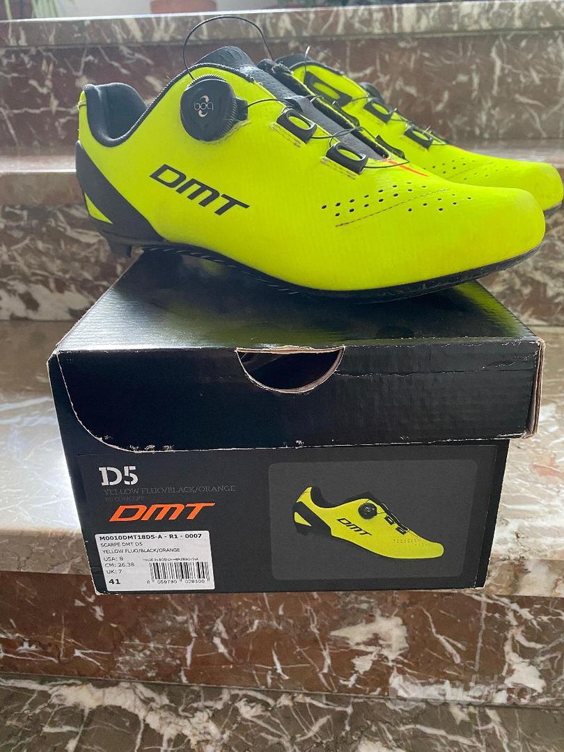Scarpe ciclismo DMT D5 giallo fluo Biciclette In vendita a Salerno