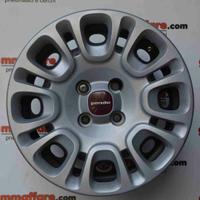 4 cerchi ferro panda punto 500 bravo r14 ft198