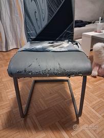 Ostia 6 sedie a sbalzo