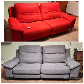 Divano con Sistema Relax e 2 rivestimenti