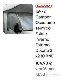 oscurante termico 