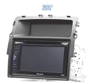 TELAIO NERO RADIO 2-DIN PER OPEL VIVARO NISSAN PRI